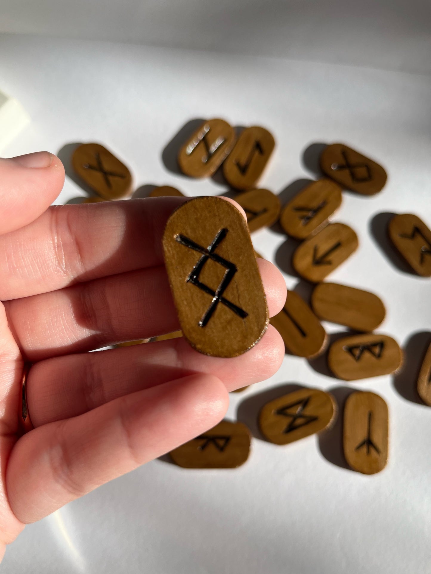 Pine Elder Futhark Runes Set