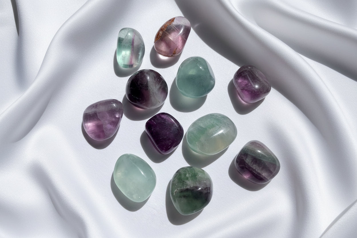 Rainbow Fluorite Tumbled Stone