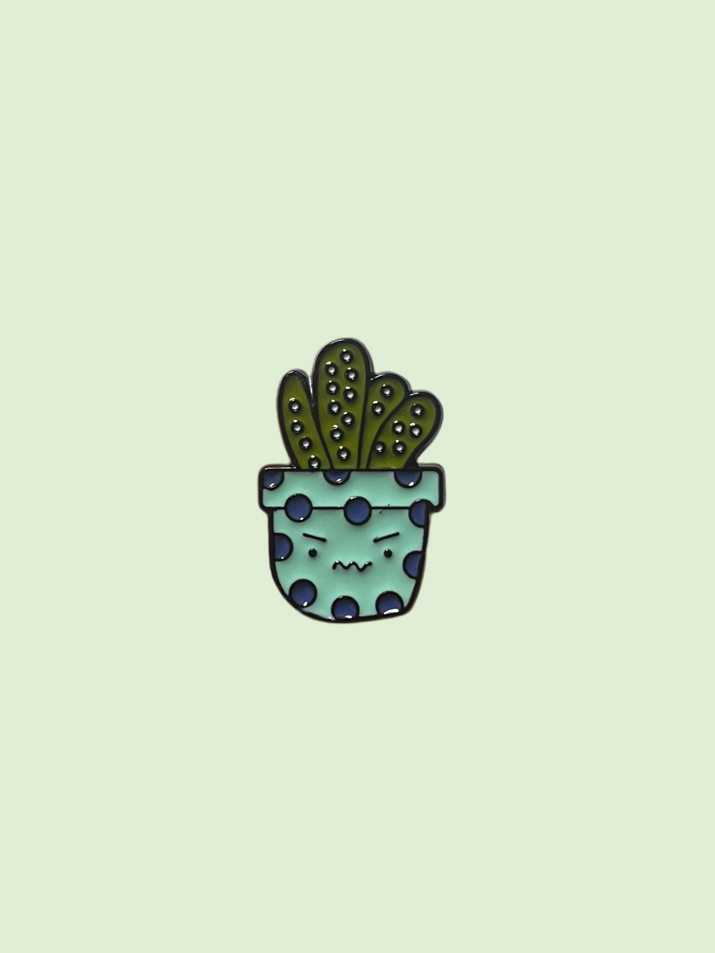 Moody Prickles Cactus Pin