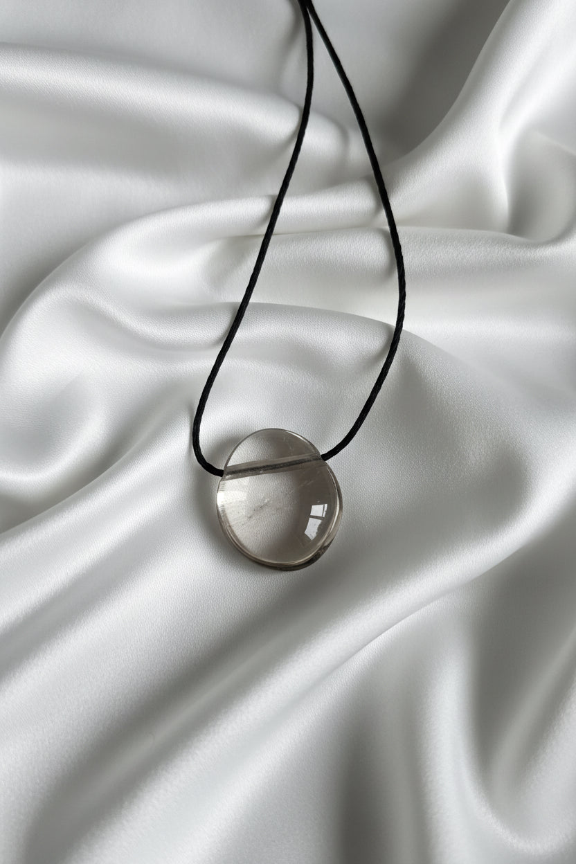 Smoky Quartz Tumble Necklace
