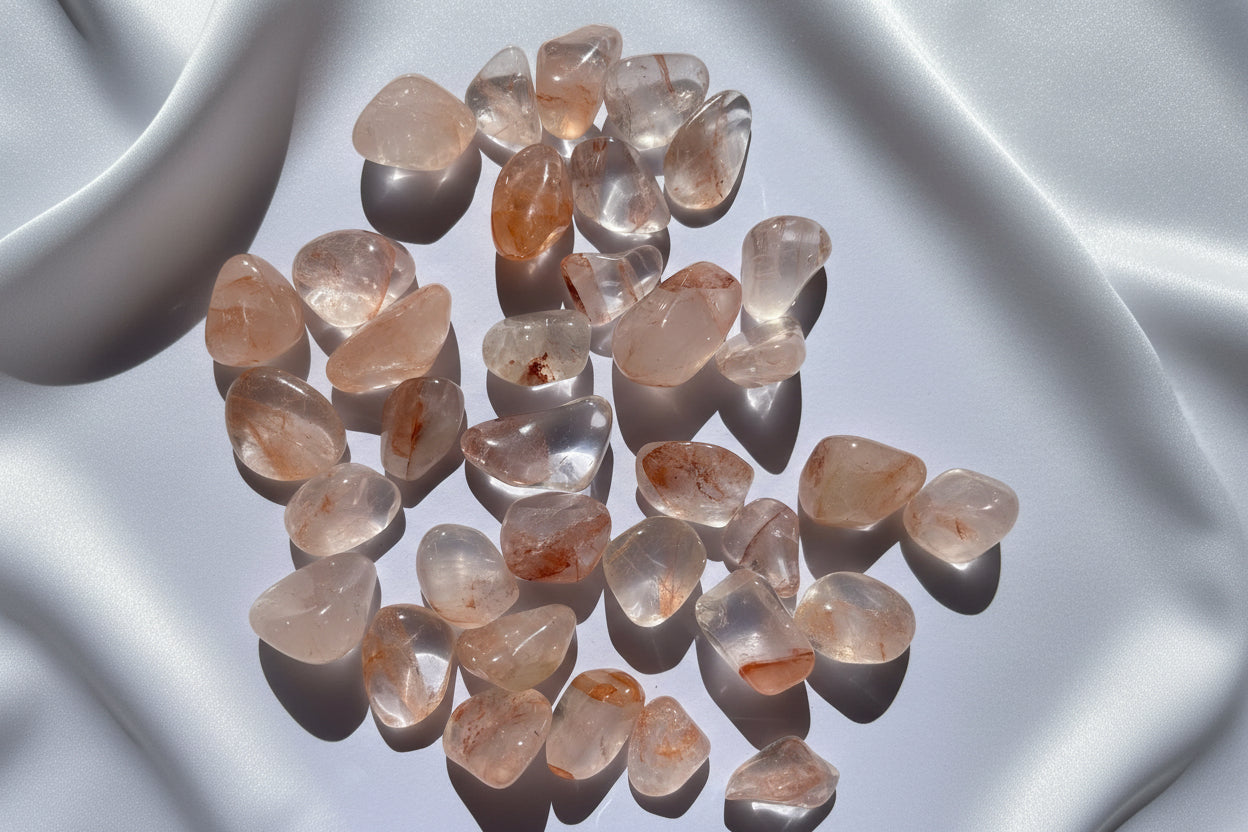 Fire Quartz Tumbled Stone