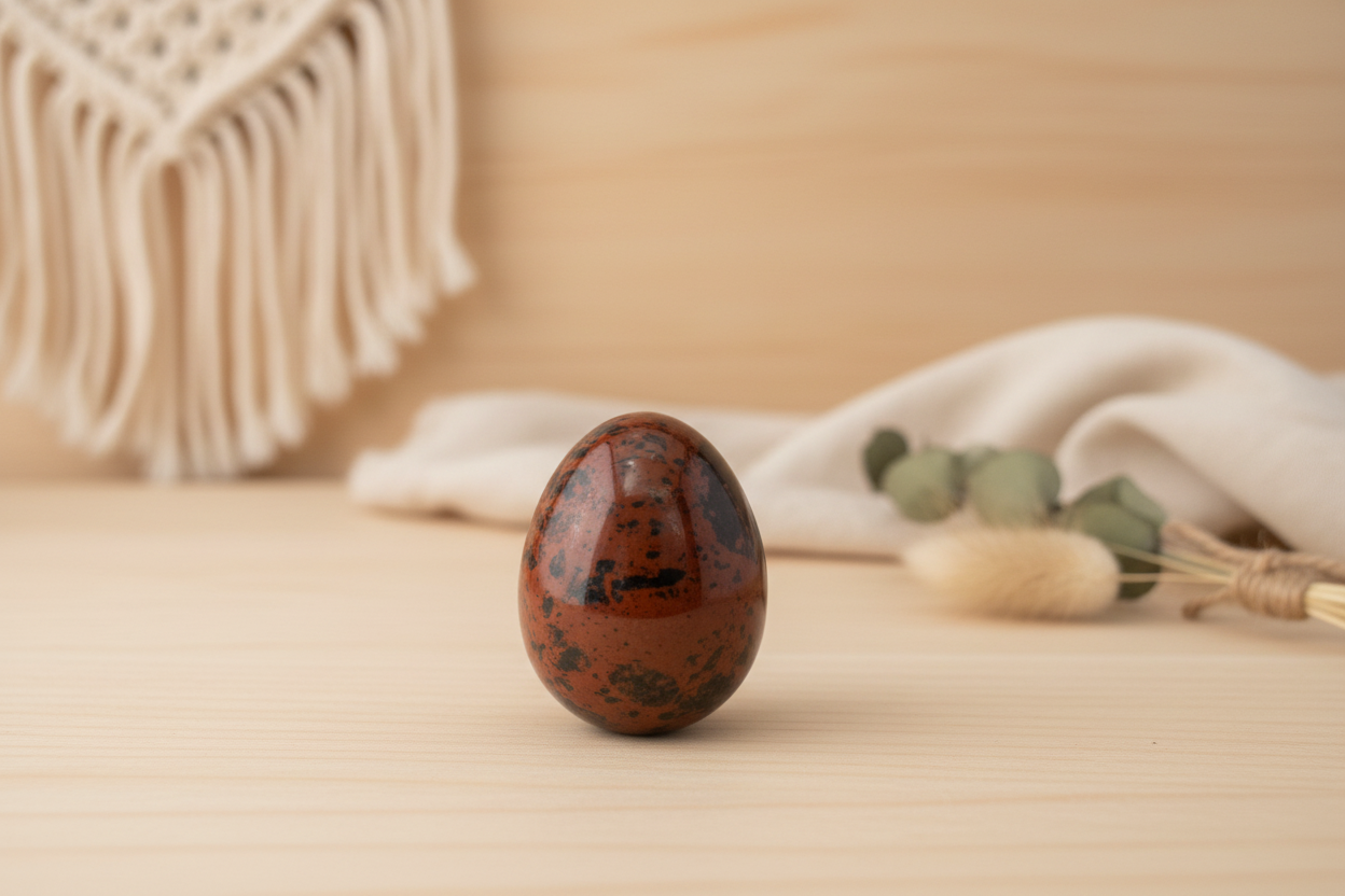 Mahogany Obsidian Egg