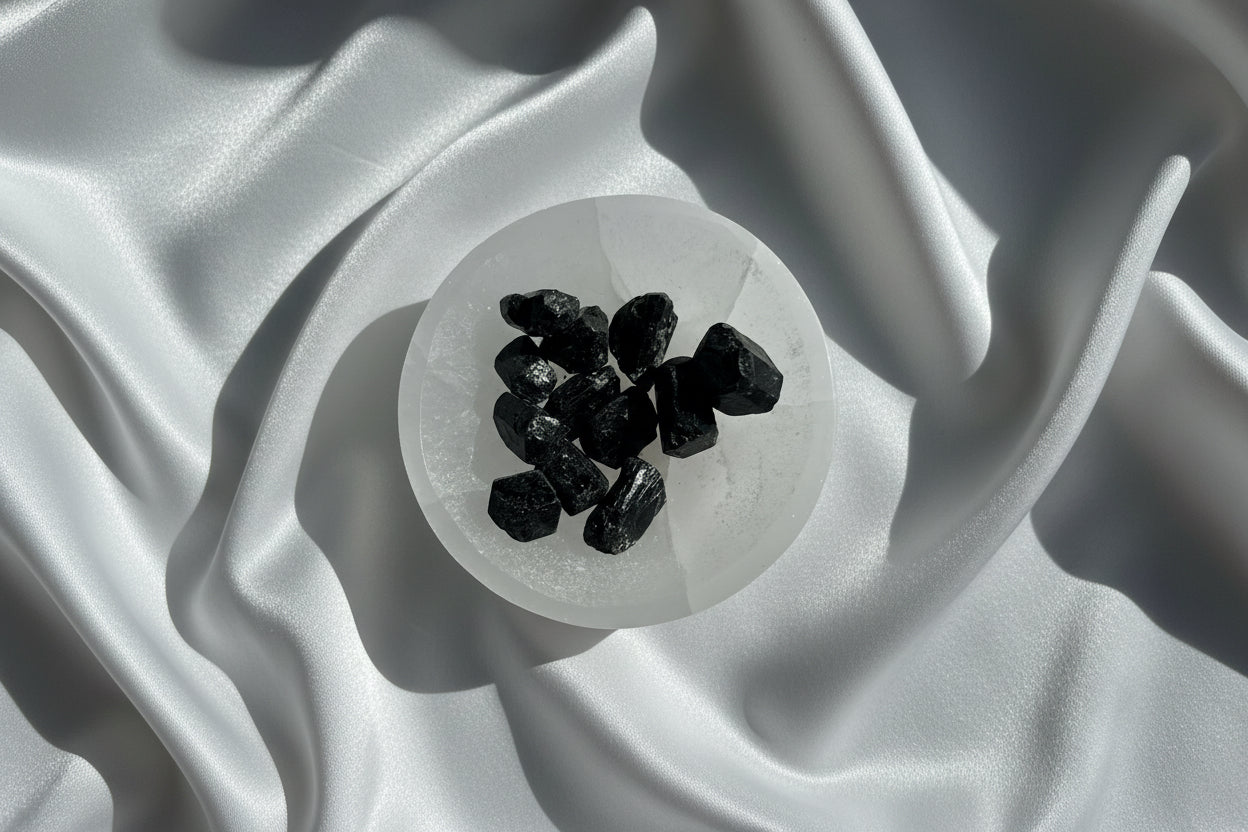 Black Tourmaline Rough Stone