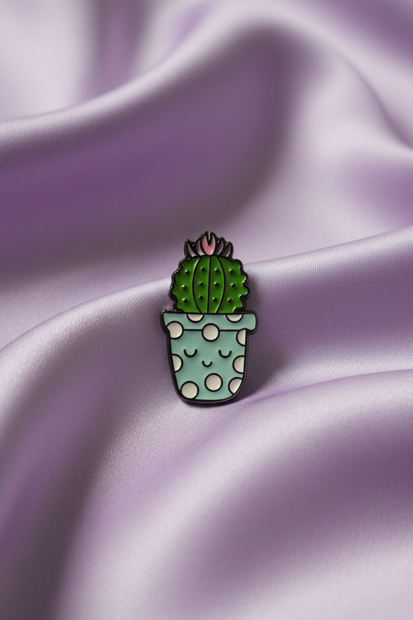 Princess Cactus Pin