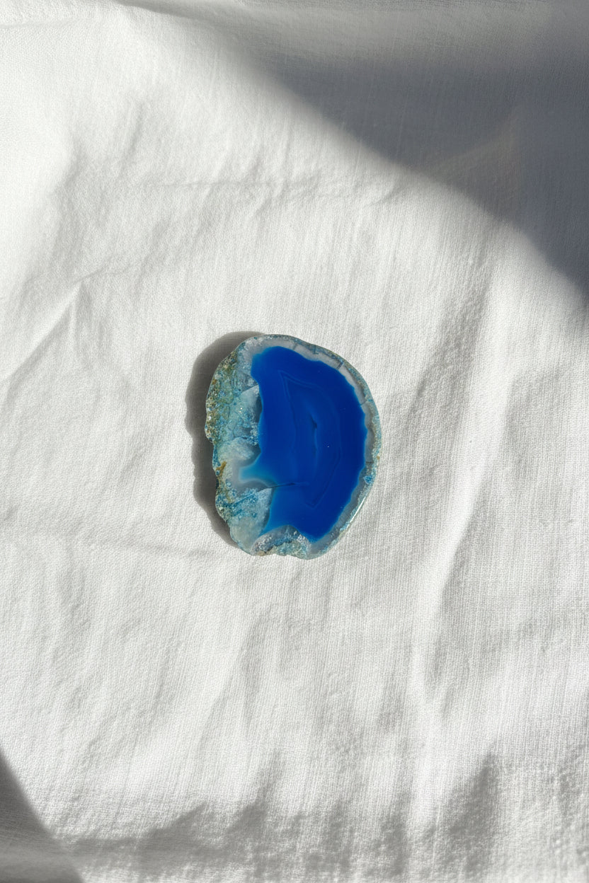 Blue Agate Slice #1