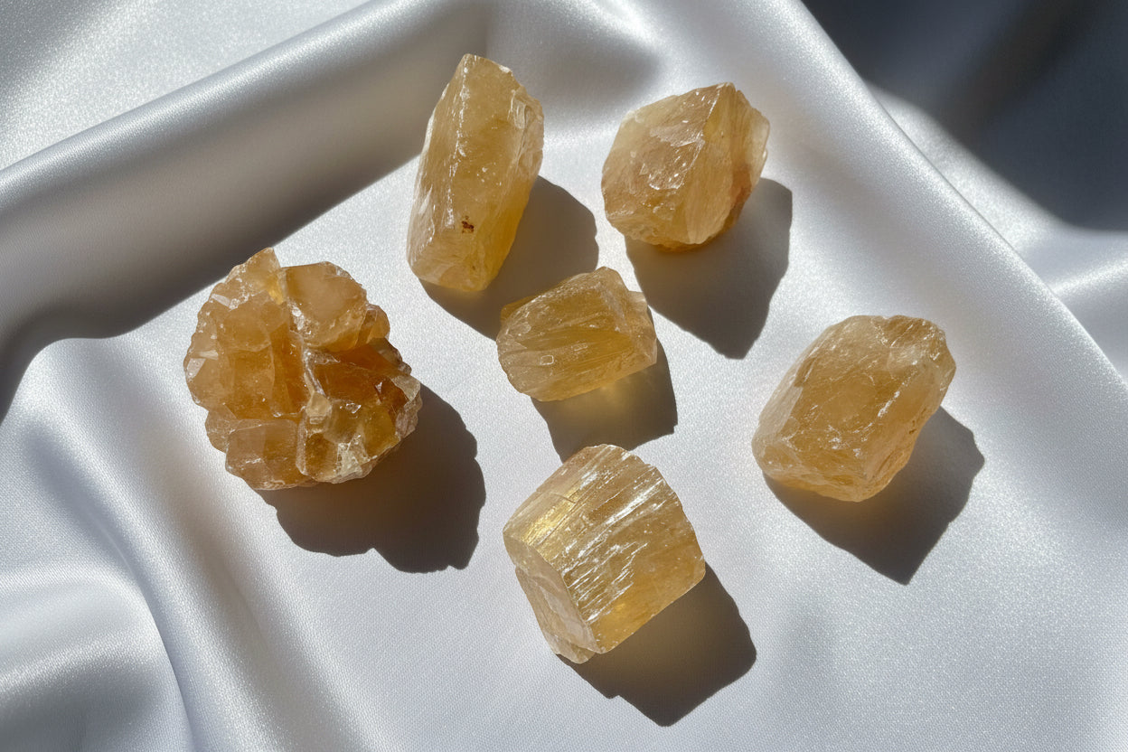 Honey Calcite - Rough