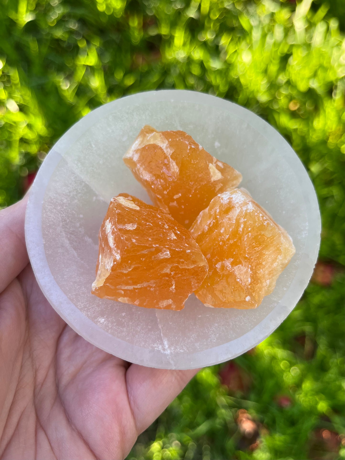 Orange Calcite - Rough