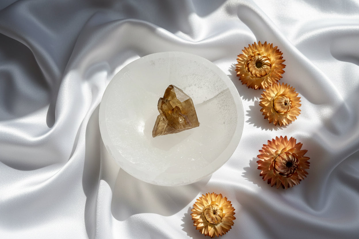 Natural Citrine Cluster #1