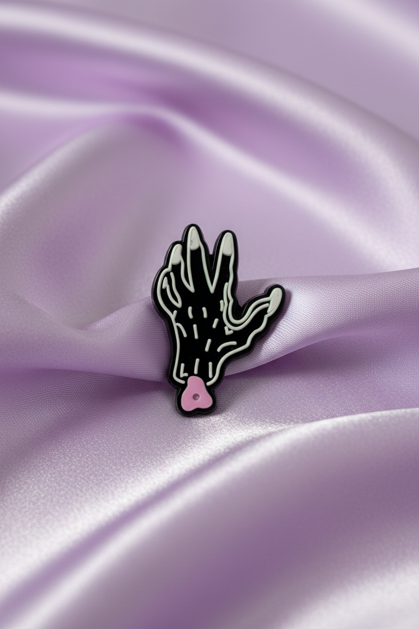 Creepin’ Hand Croc Charm
