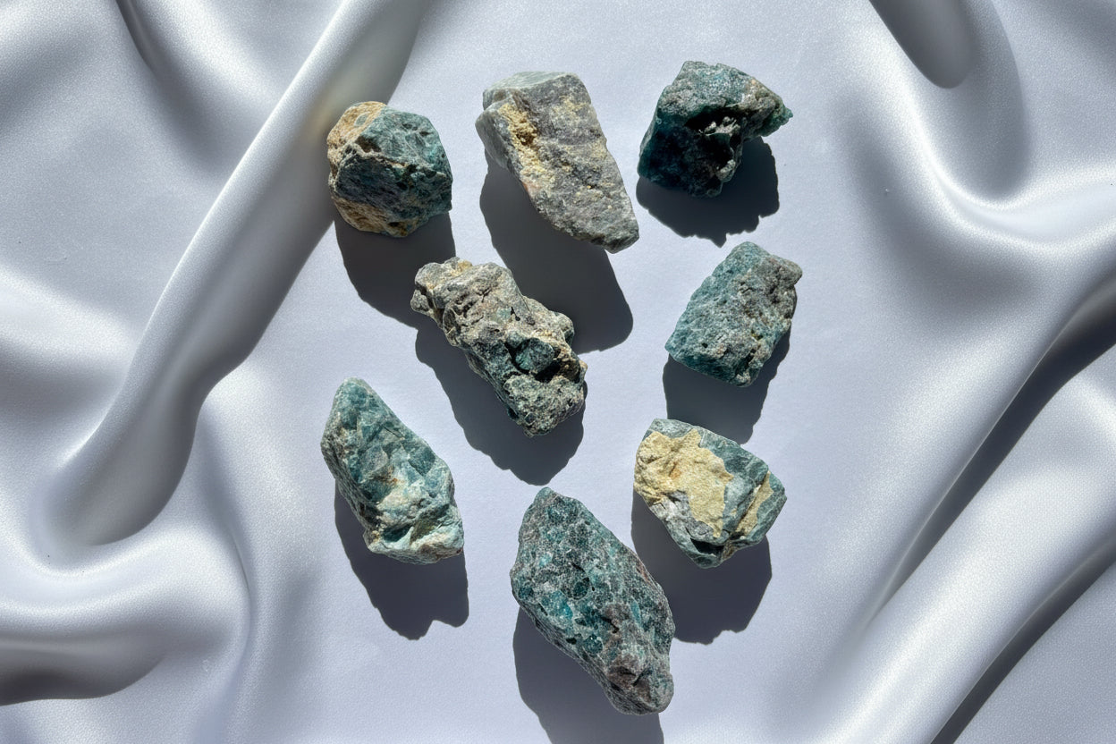 Blue Apatite - Rough