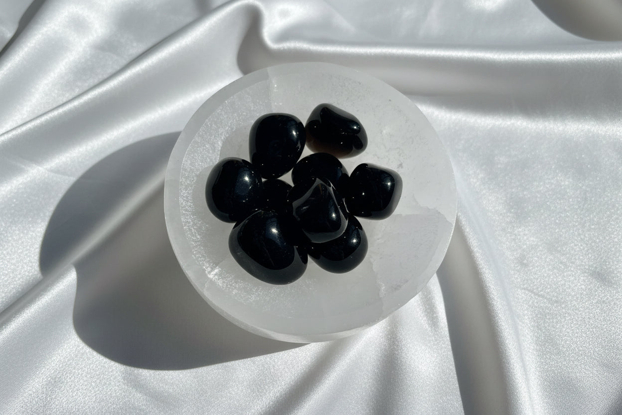 Black Obsidian Tumbled Stone