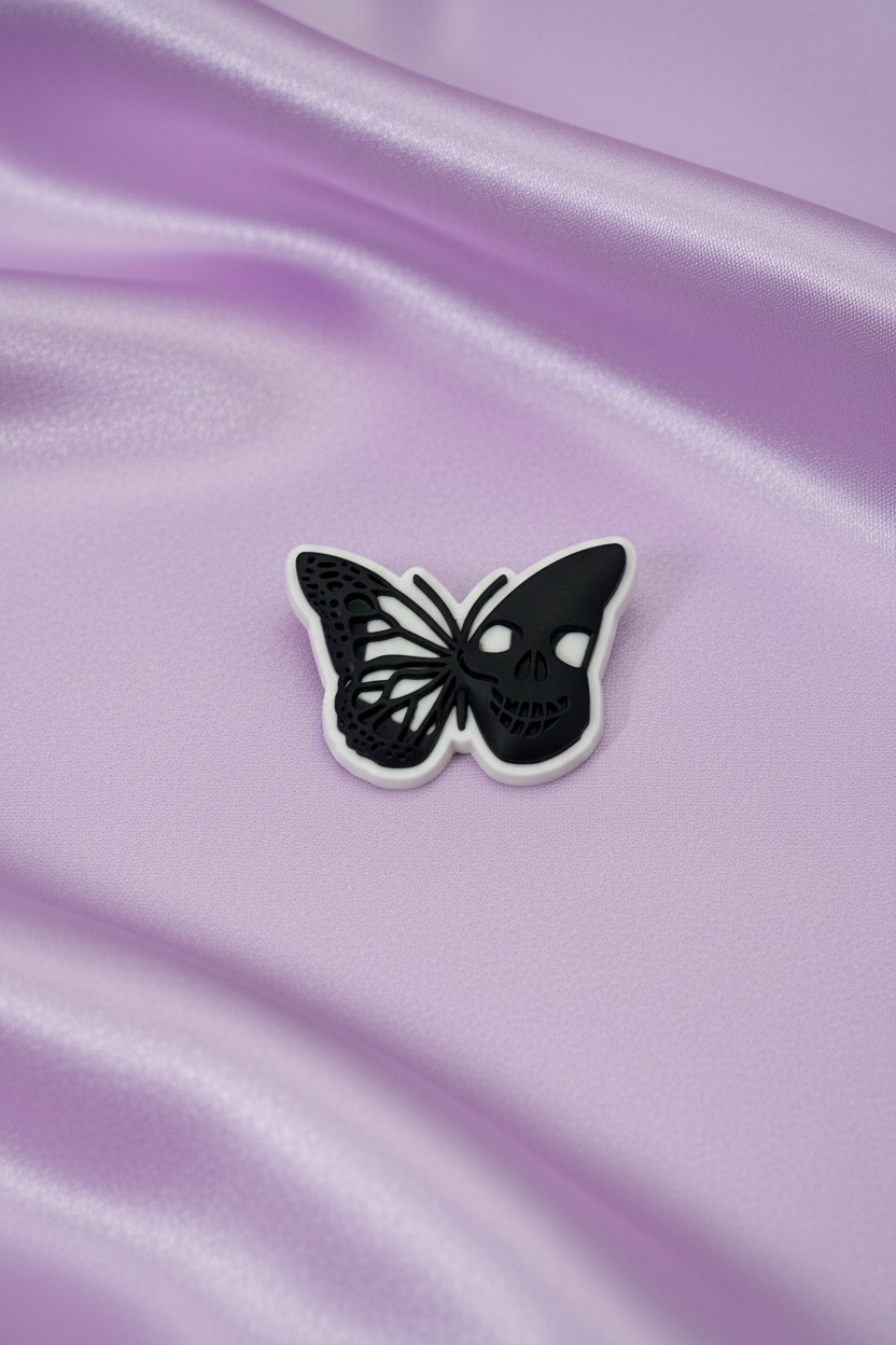 Spooky Wings Croc Charm