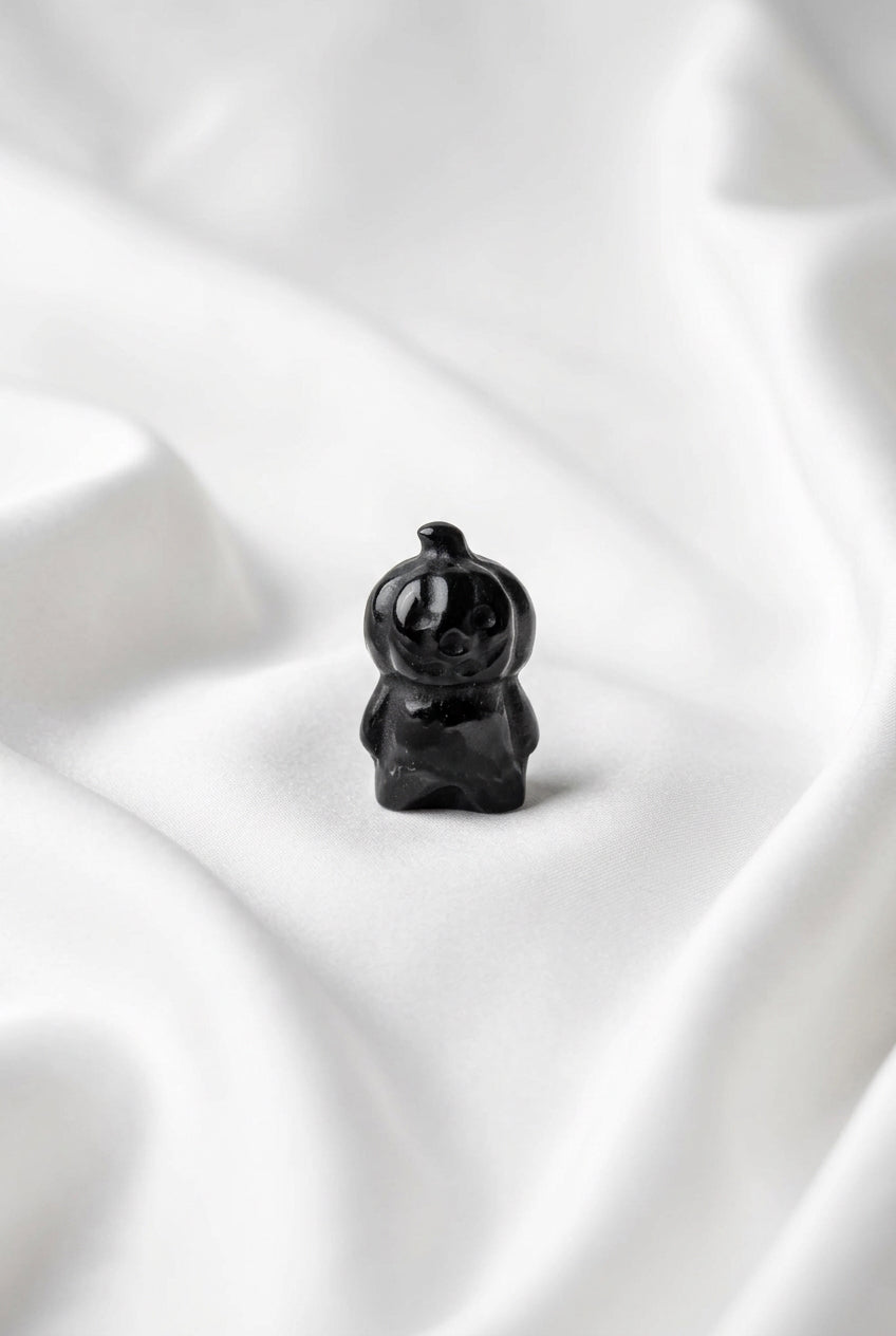 Black Obsidian Hollowman Carving