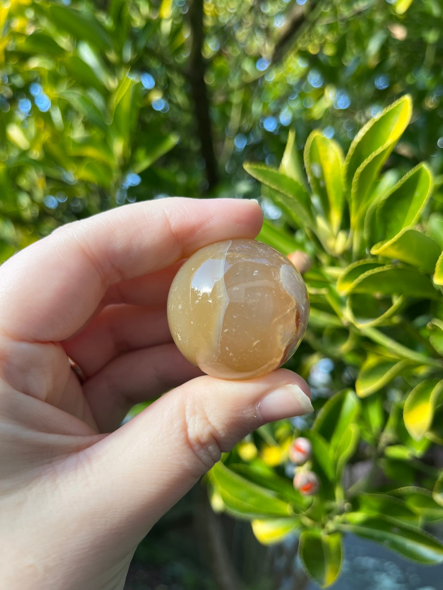 Flower Agate Sphere #1