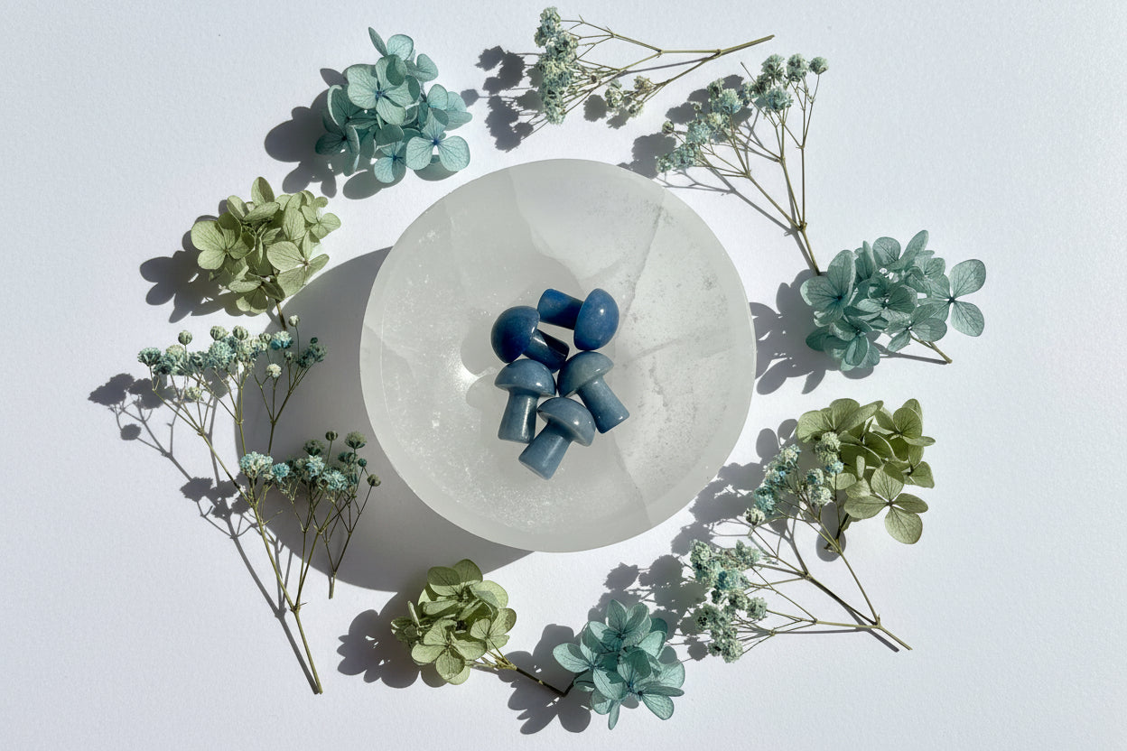 Blue Quartz Mini Mushroom