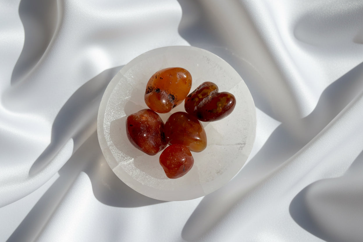 Carnelian Agate Tumbled Stone
