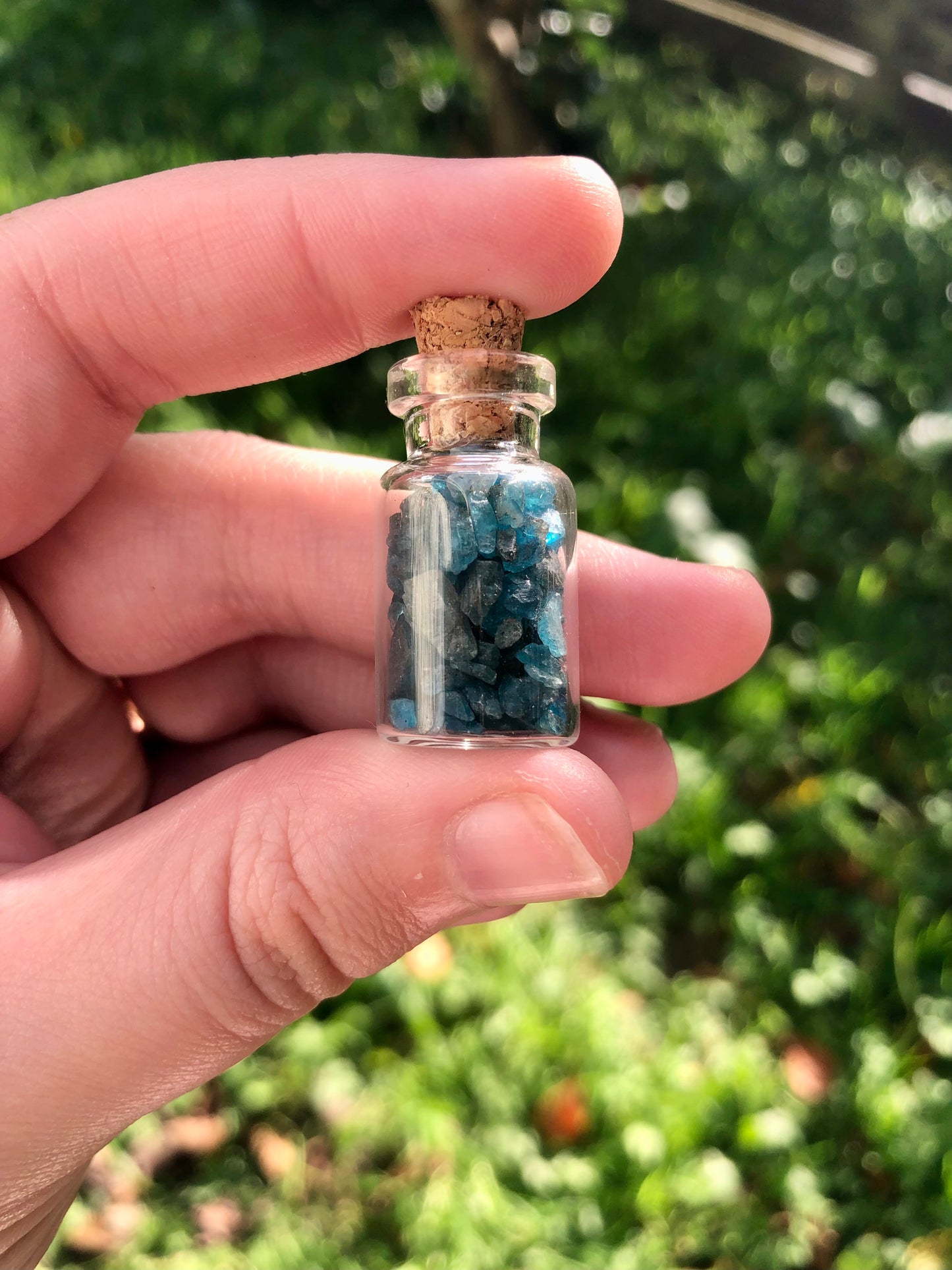 Apatite Crystal Chip Bottle NZ