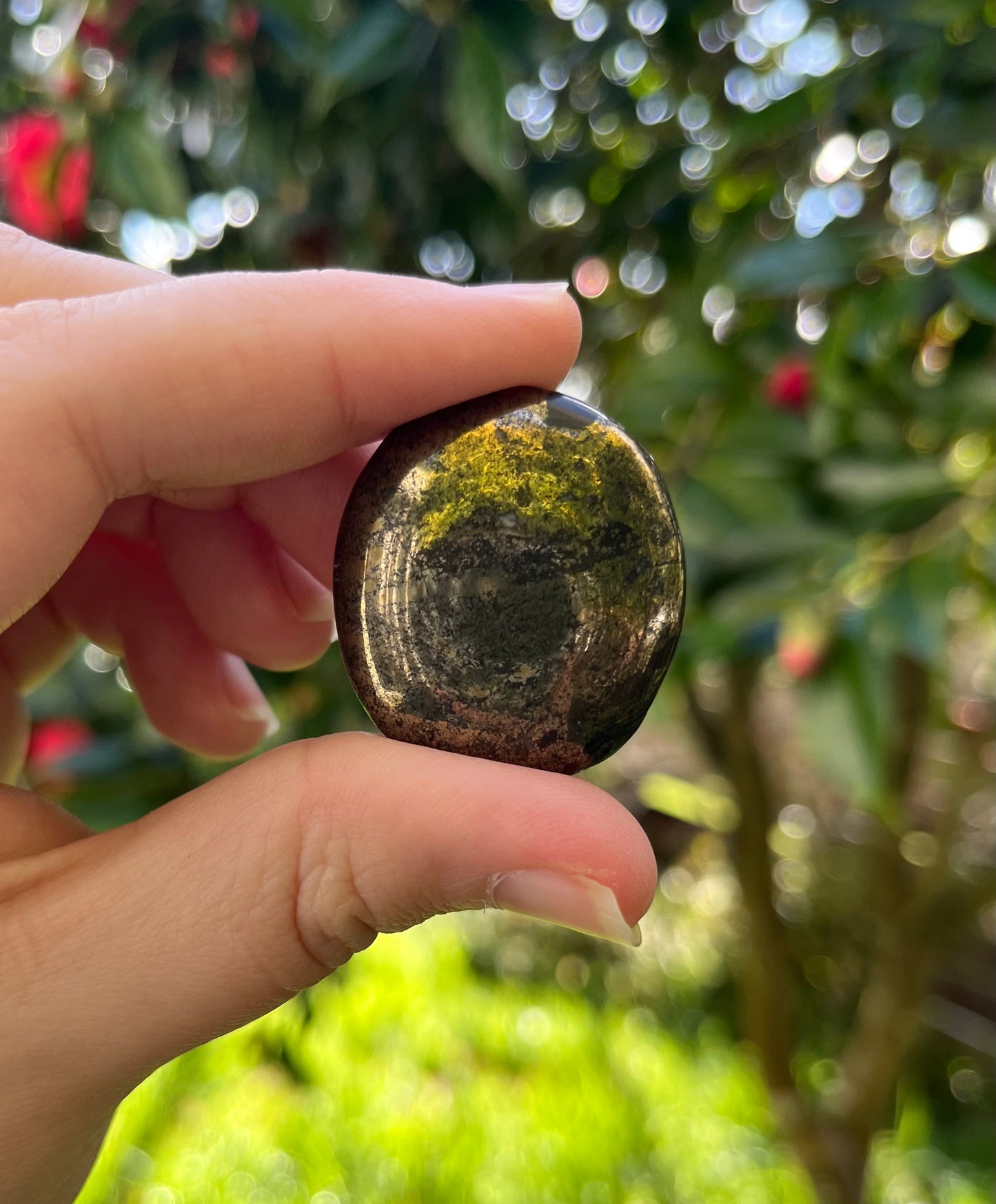 Pyrite Flat Stone
