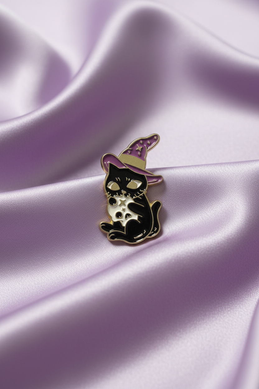 Hex Kitty Pin