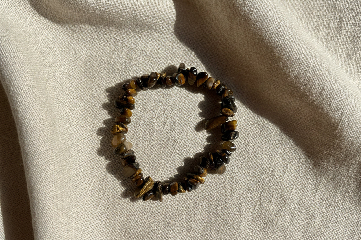 Tigers Eye Chip Bracelet