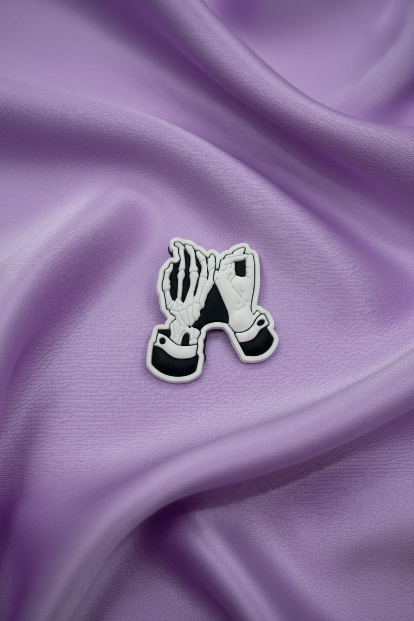 Til Death Do Us Part Croc Charm