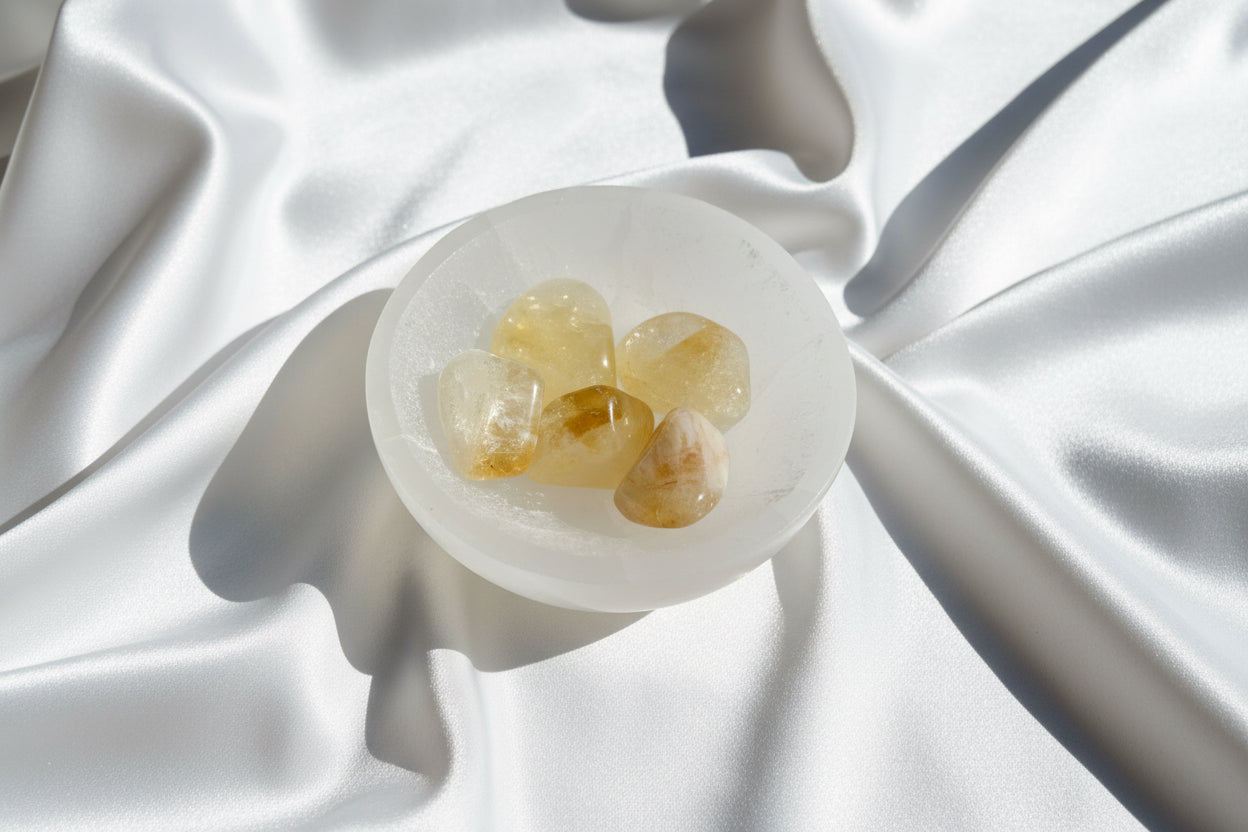 Citrine Brazil Tumbled Stone