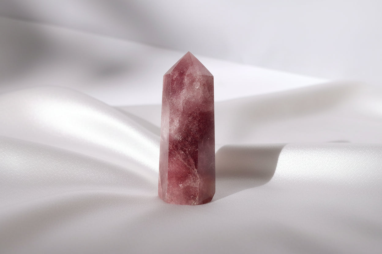 Strawberry Quartz Point #2