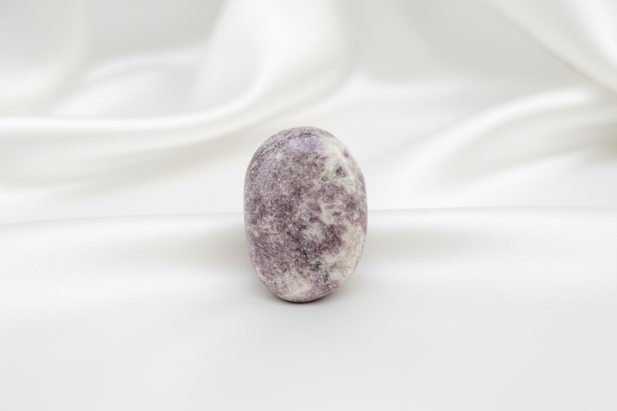 Lepidolite Palm Stone