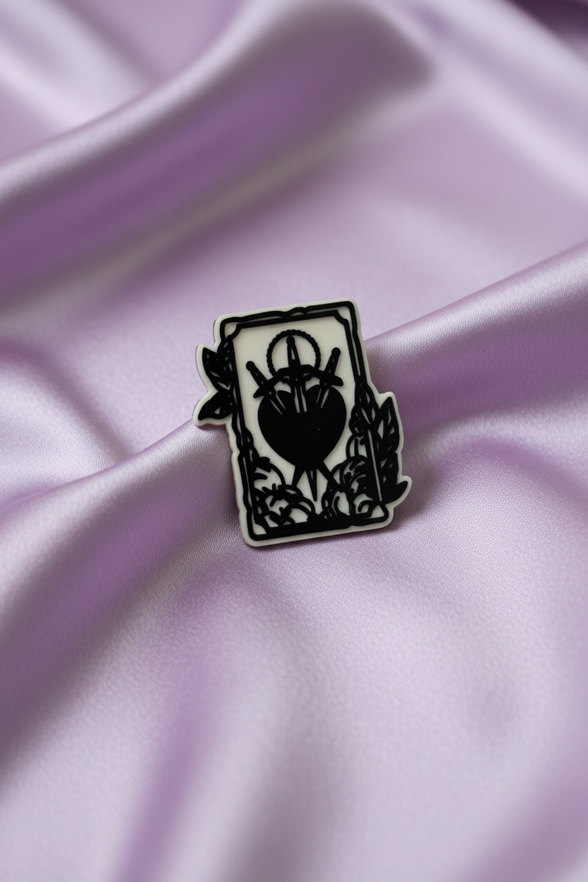 Heart of Daggers Croc Charm
