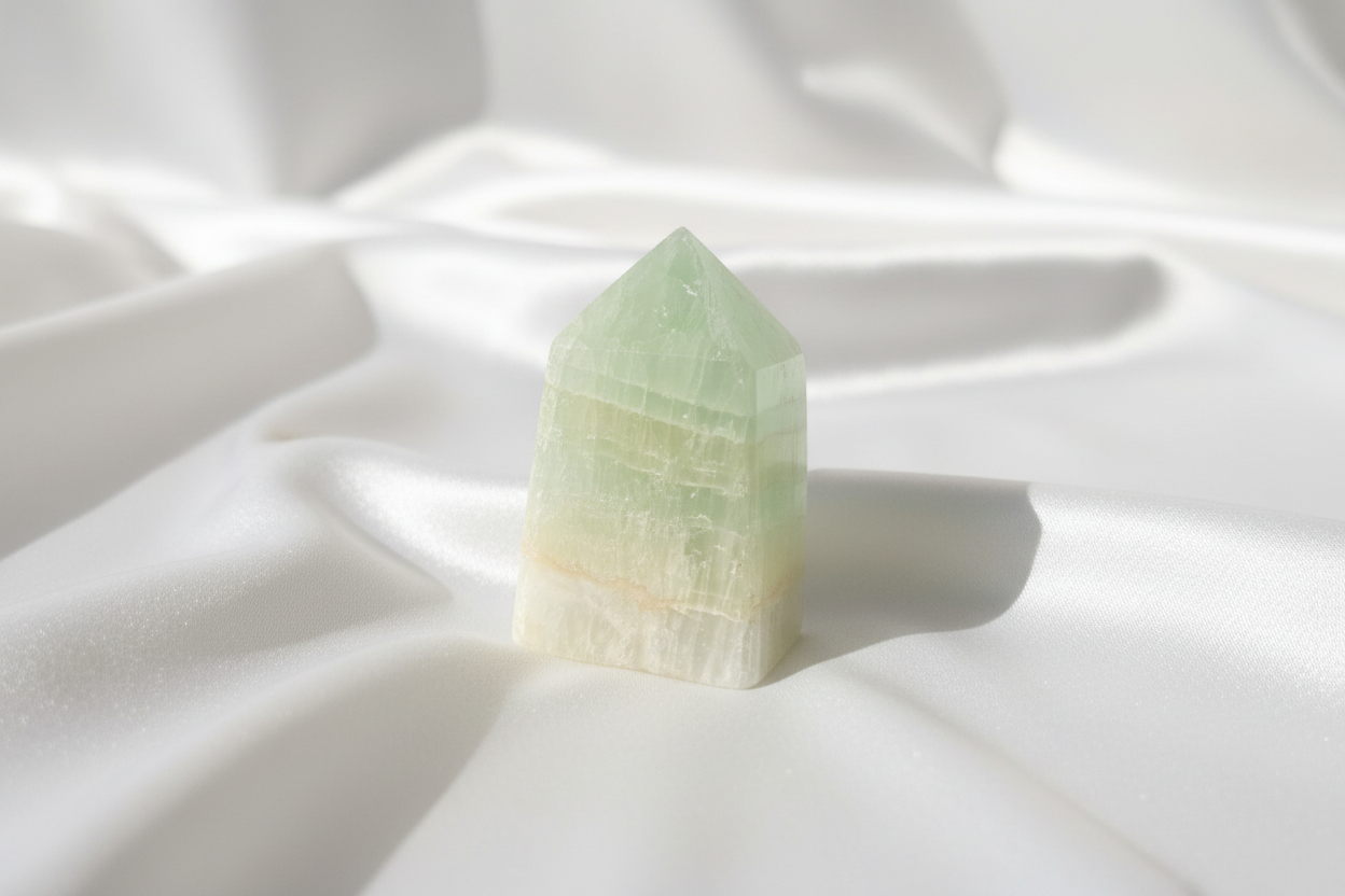 Pistachio Calcite Tower #3