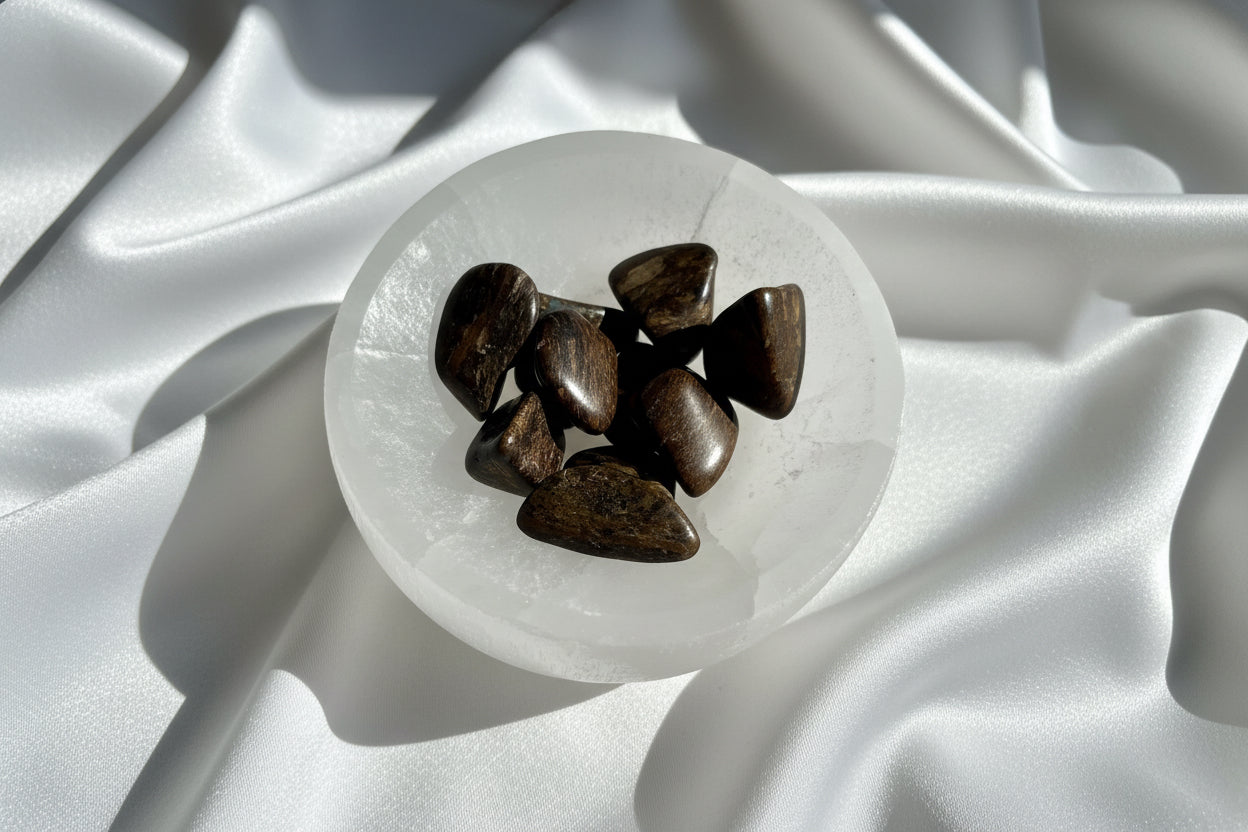 Bronzite Tumbled Stone
