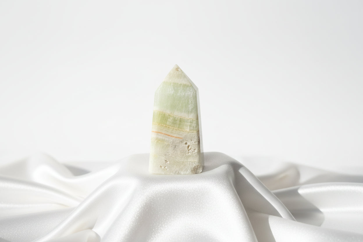 Pistachio Calcite Tower #2