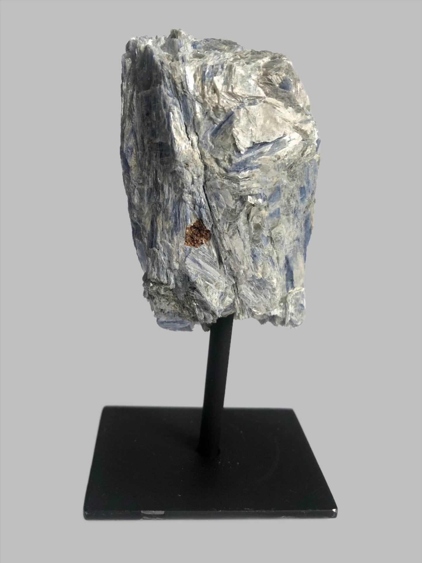 Blue Kyanite & Quartz Cluster on Stand