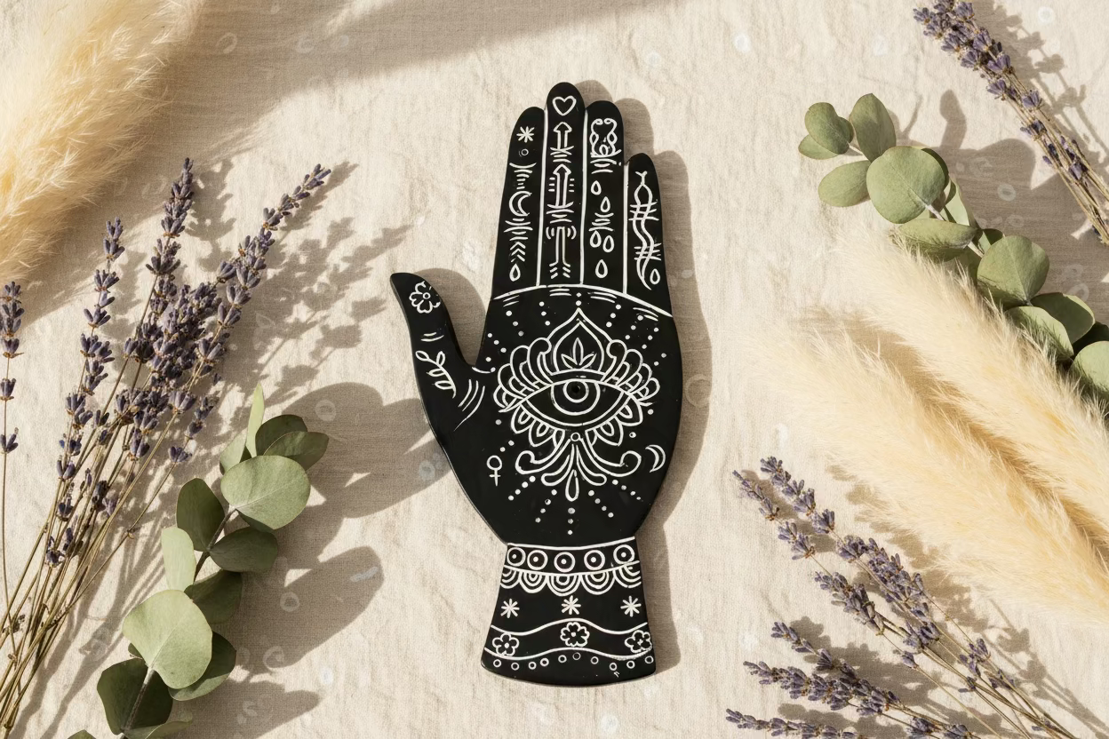 Palmistry Incense Burner