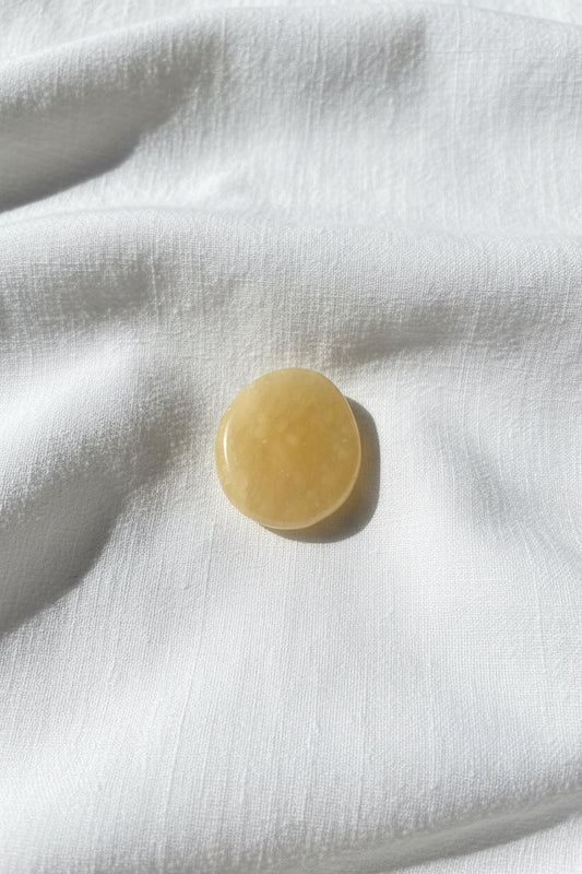 Orange Calcite Flat Stone