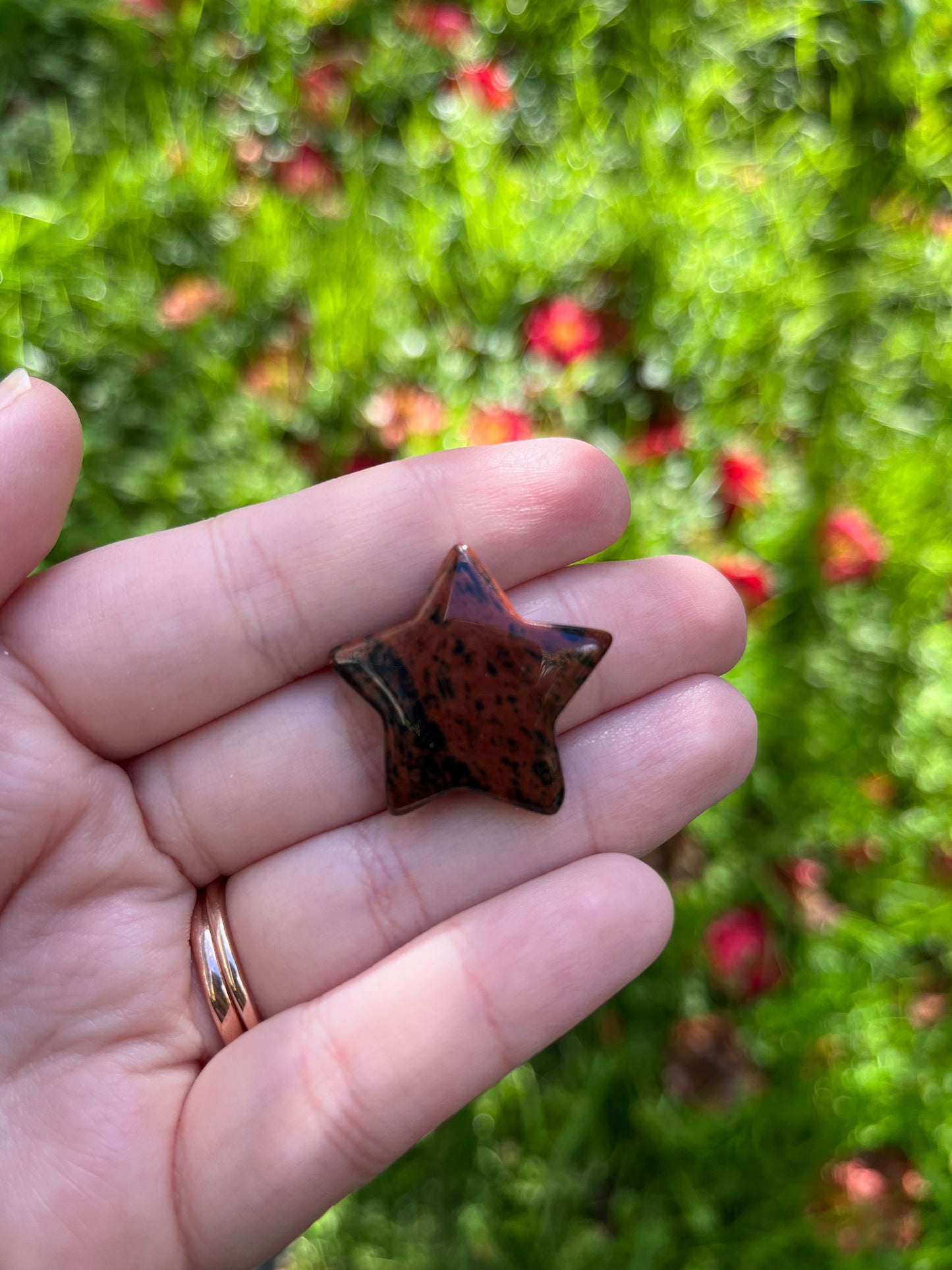Mahogany Obsidian Star