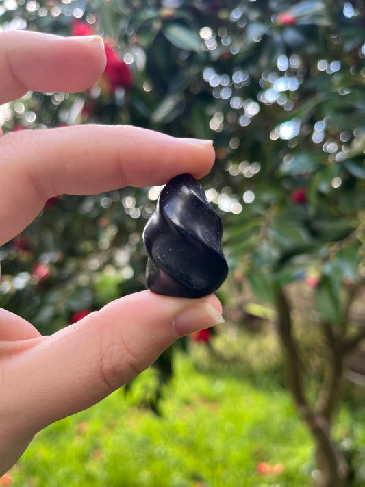 Blue Goldstone Mini Flame