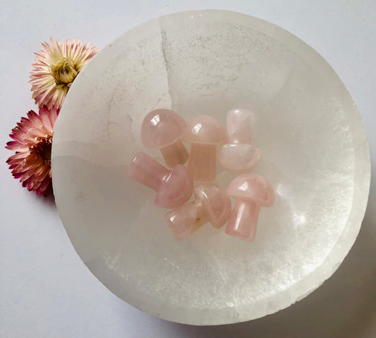Rose Quartz Mini Mushroom