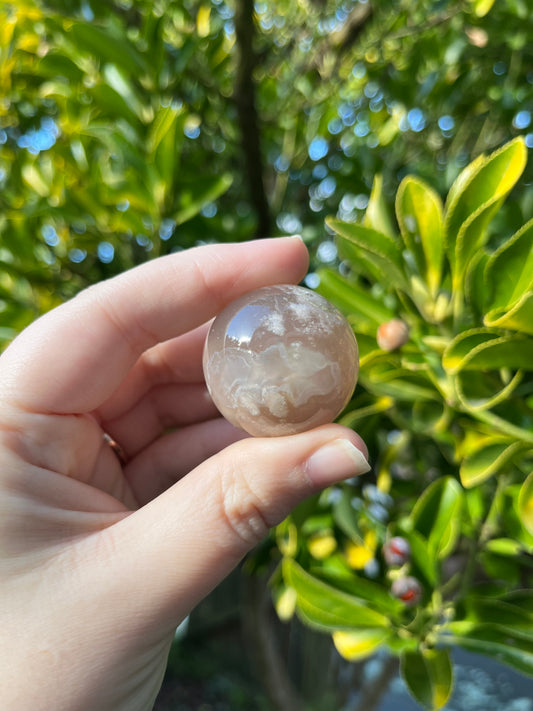 Flower Agate Sphere #2