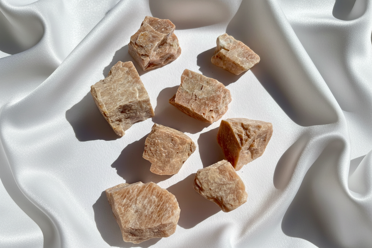 Peach Moonstone - Rough