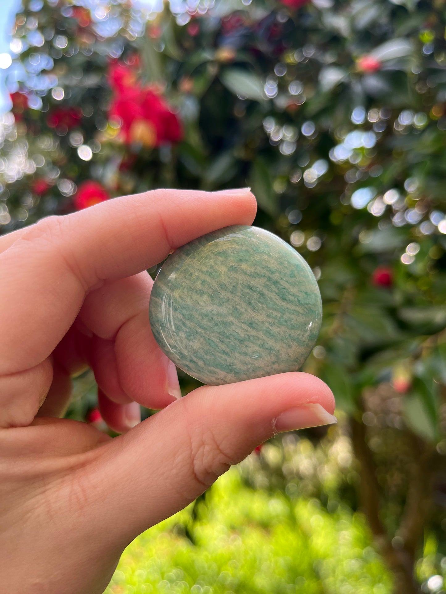 Amazonite Flat Stone