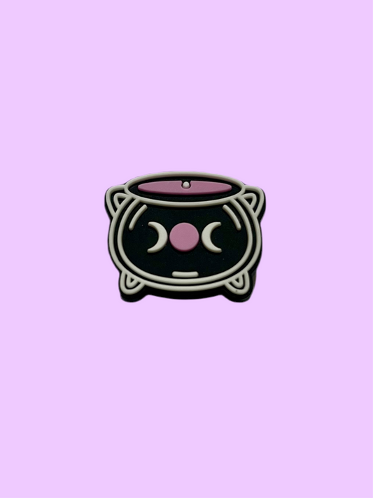 Cauldron Triple Moon Croc Charm