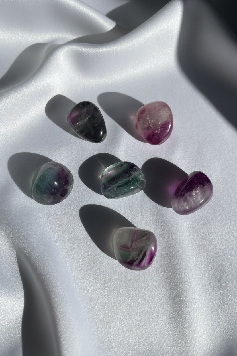 Rainbow Fluorite Tumbled Stone
