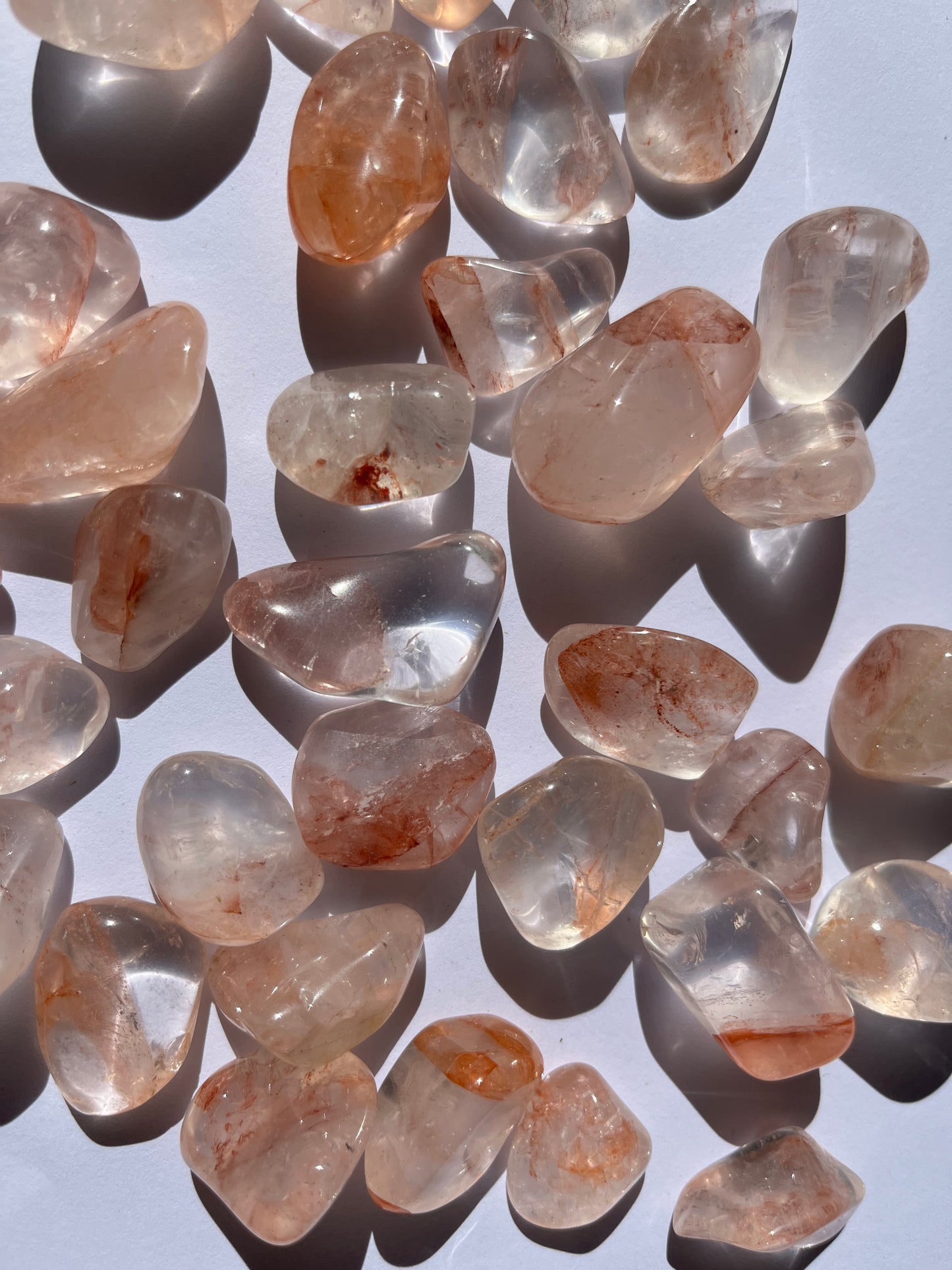 Fire Quartz Tumbled Stone