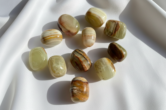 Banded Calcite Tumbled Stone