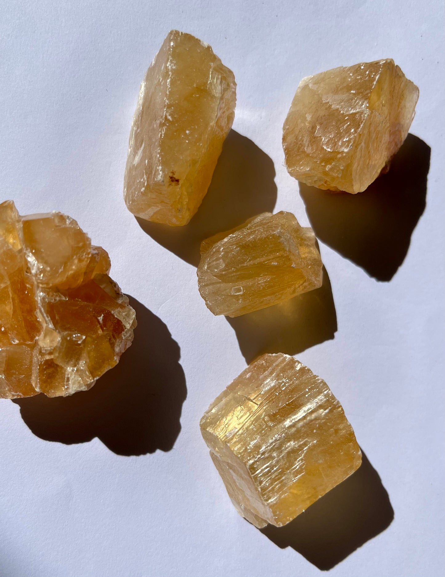 Honey Calcite - Rough