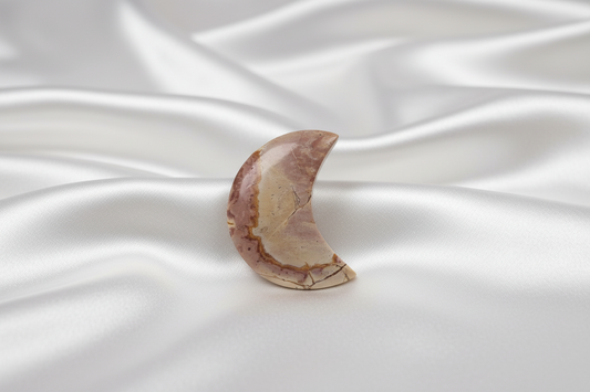 Pink Polychrome Jasper Moon