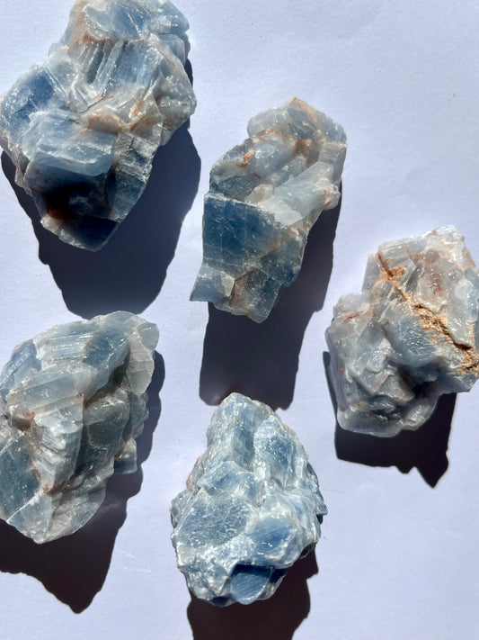 Blue Calcite - Rough
