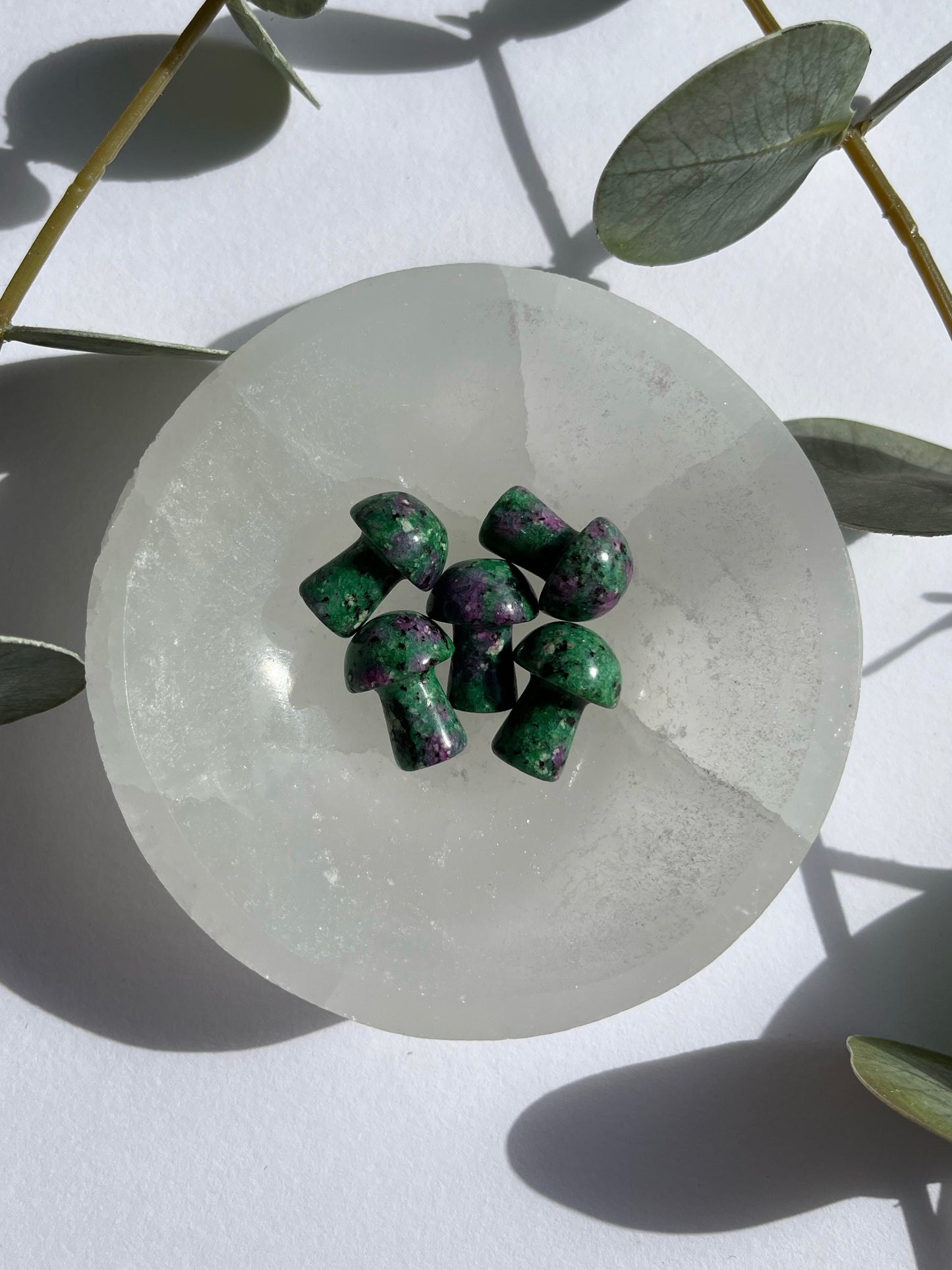 Ruby Zoisite Mini Mushroom