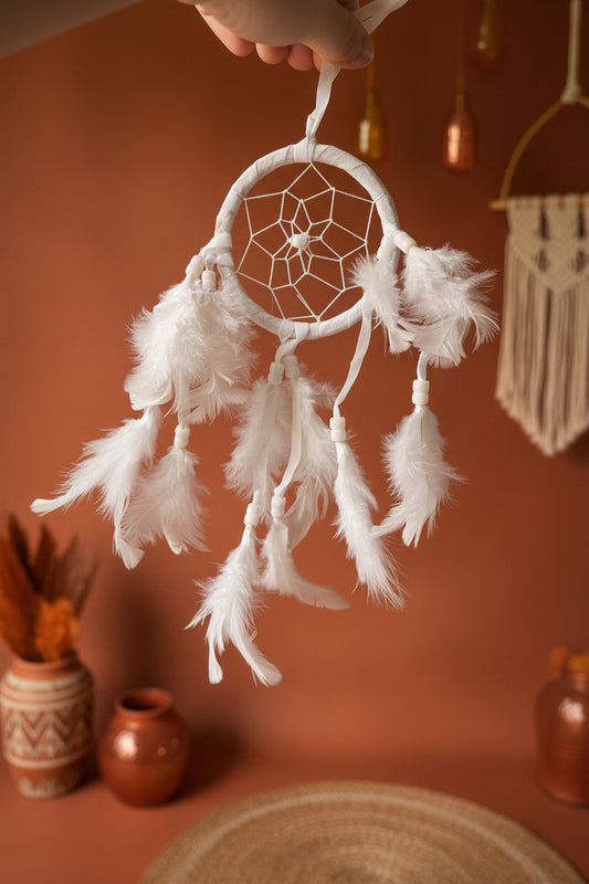 White Feather Dream Catcher